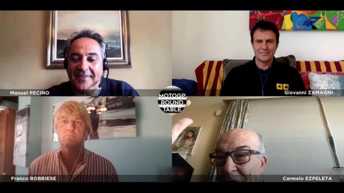 Entrevista a Carmelo Ezpeleta por varios periodistas