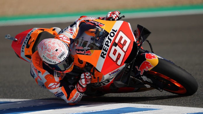 Marc Márquez en el GP de España 2020