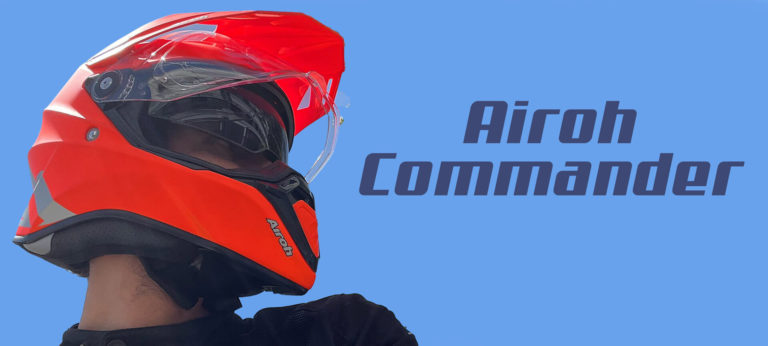 PRUEBA | Casco Airoh Commander naranja flúor. Trail de alta visibilidad.