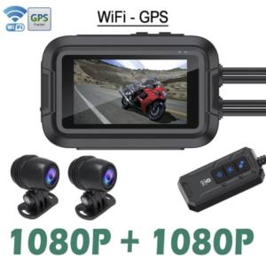 Dashcam dual para motocicleta Kocam