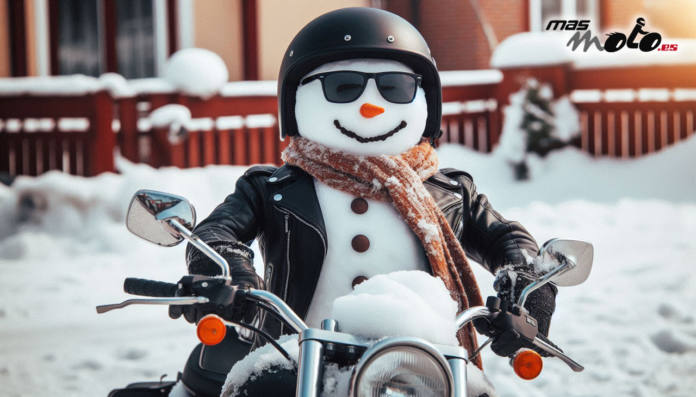 Conducción defensiva en invierno para motoristas