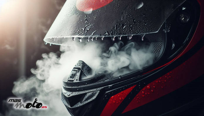 Evitar el empañamiento de la visera del casco de moto