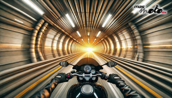 Efecto túnel en motoristas