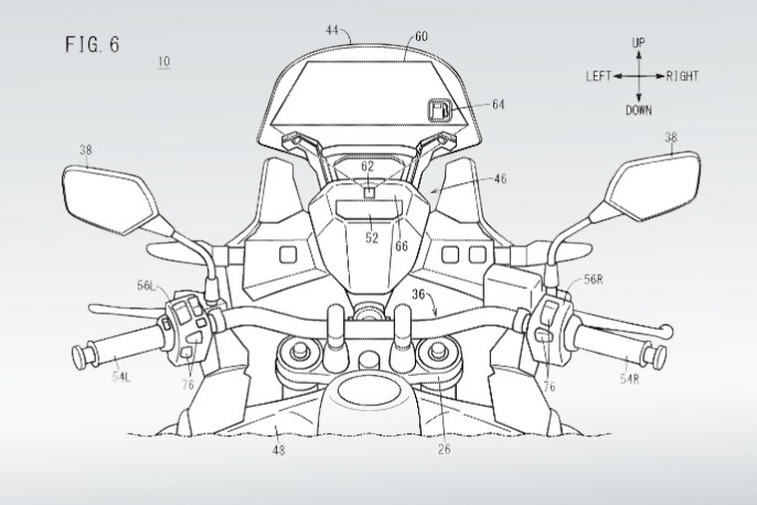 Honda Head-Up Display para motos