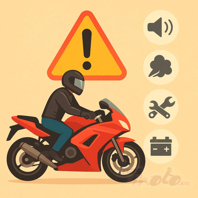 Signos de averías comunes en moto