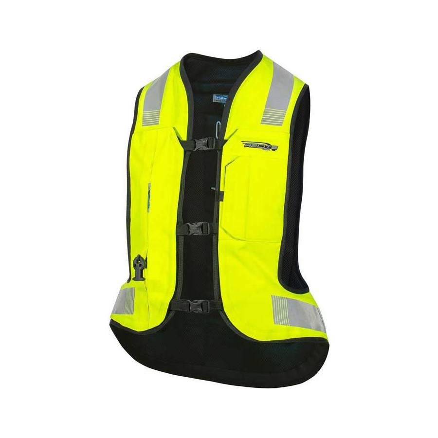 Chaleco airbag Helite Turtle 2 Hi-Vis para motoristas