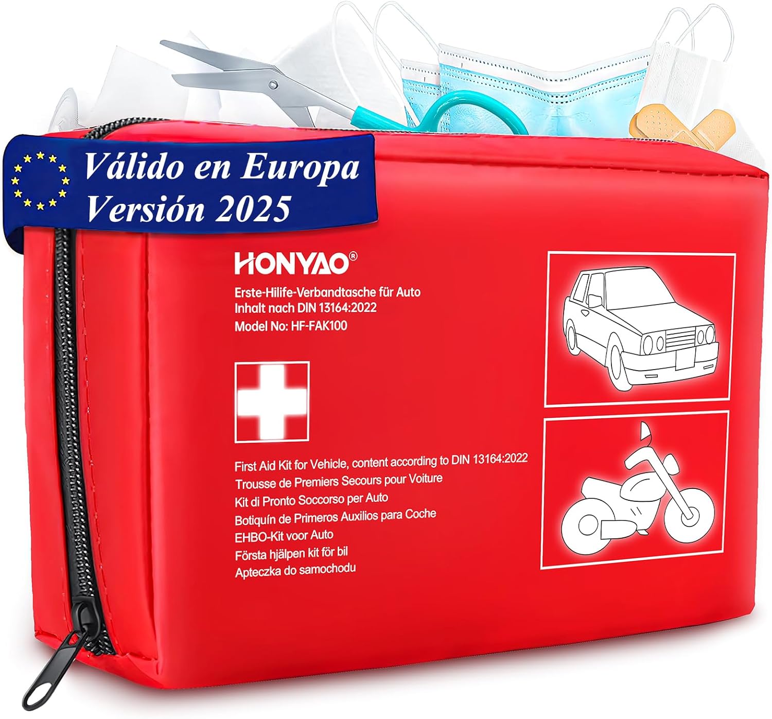 Kit de primeros auxilios para moto