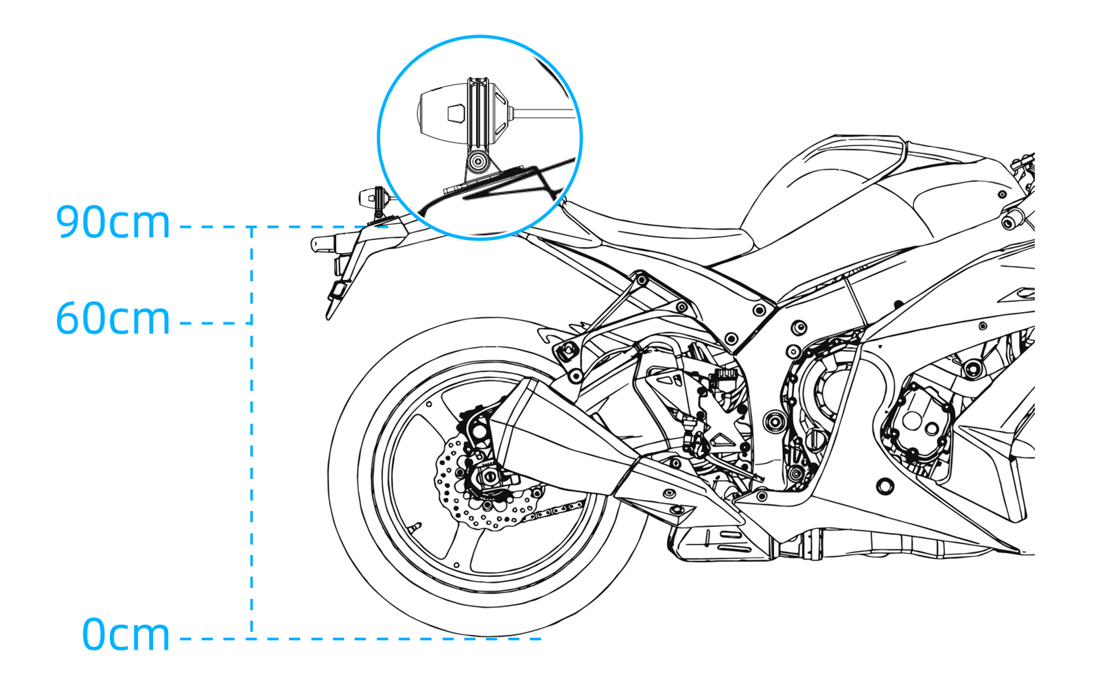 Colocar la cámara trasera del Chigee AIO-5 Lite