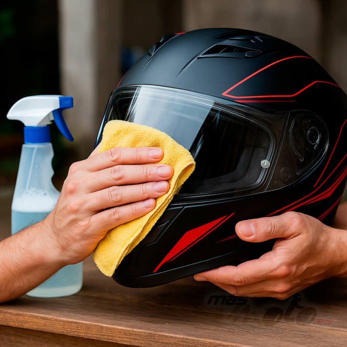 Consejos para motoristas sobre cómo realizar un buen mantenimiento del casco de moto